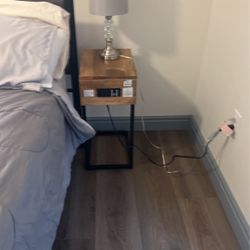 lamp and table