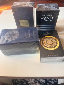 Lot of 4 Sealed Fragrance Boxes