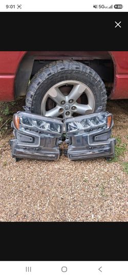2019-2022 chevy silverado 1500 headlights LED RH LH OEM