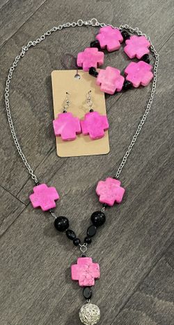 Earring, Necklace, & Bracelet 