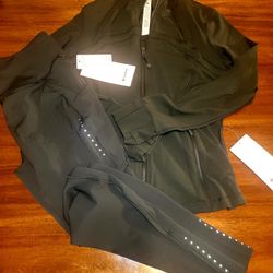 Women's Lululemon Jacket & Leggings Combo Set 