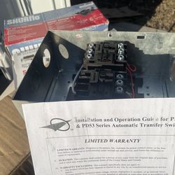 RV 50 amp transfer switch