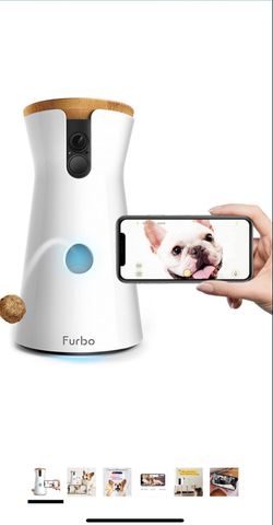 Furbo Dog Camera: Treat Tossing, Wifi Pet Camera with 2-Way Audio, Compatible with Alexa