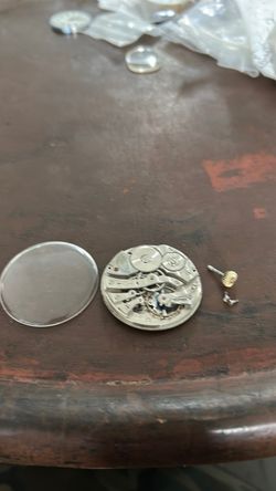 Howard watch movement with Crystal and winding stem
