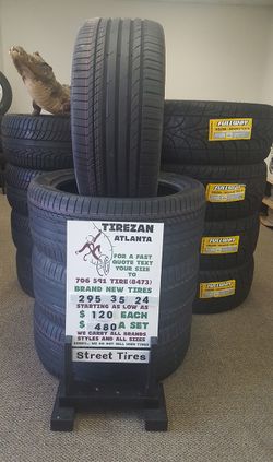 295 35 24 BRAND NEW TIRE TIRES $130 EACH $520 SET