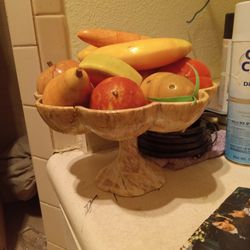 Vintage 13 Piece Ceramic Fruit N Vegetable Bowl