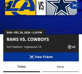 Los Angeles Rams vs Dallas Cowboys