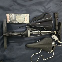 BIKE PUMP SERFAS DUAL VALVE WITH BUILT IN GAGE- BUNDLE