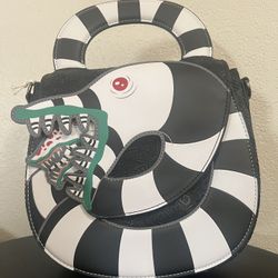 Beetlejuice Sandworm Crossbody Loungefly 
