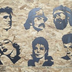 Famous People Metal Wall Art