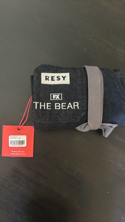 The Bear stitched apron $20