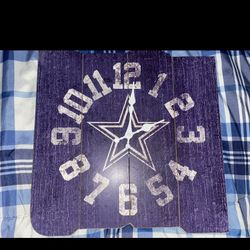 Dallas Cowboys Vintage Clock