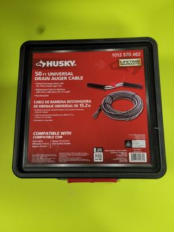 Husky 50 Ft Universal Drain Auger Cable
