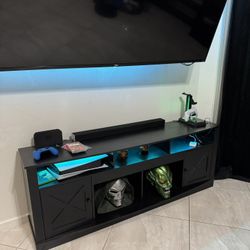 Large Entertainment Center with Outlets