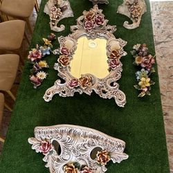 Capodimonte Flowers Home Decor  Made in Naples Italy