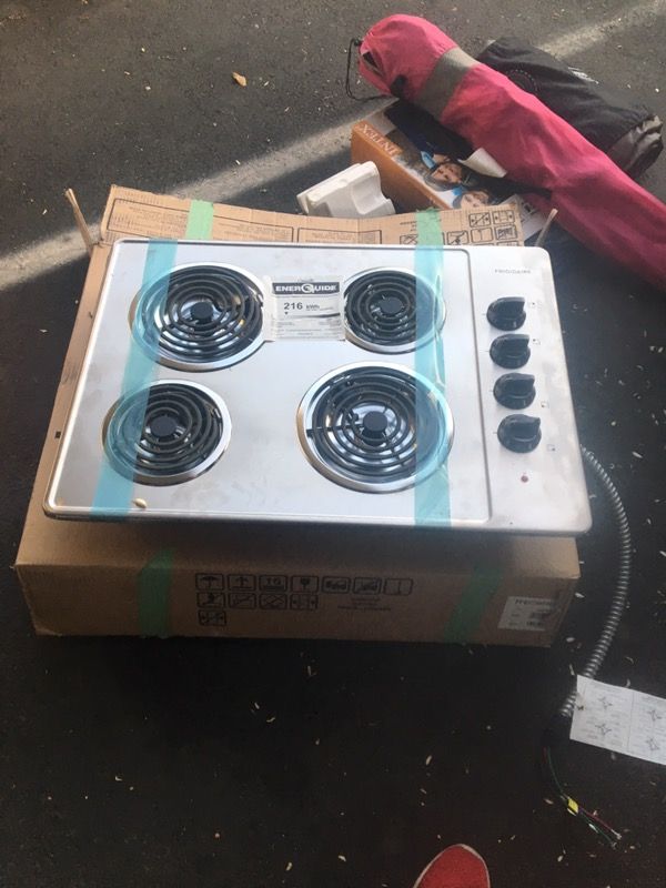 Stainless steel 30"x 21" electric drop in stove