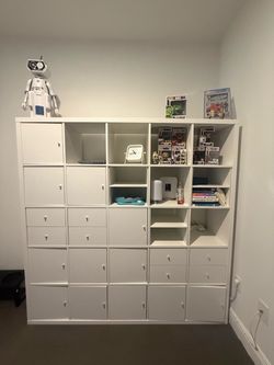 IKEA Large White Cube Storage Shelving Unit