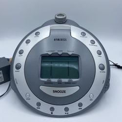 HoMedics SS-6000 Sound Machine  CD, Atomic Clock Radio & Time Projection Used