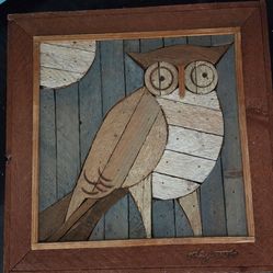 Vintage 1971 DeGroot Lath Art