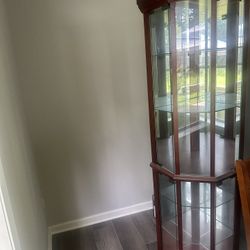 2 Glass Display Cabinets 