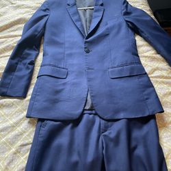 Custom Blue Suit With Pants