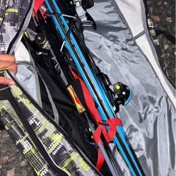 K2 Superstitious NEW Ski Set w/Bag 153cm