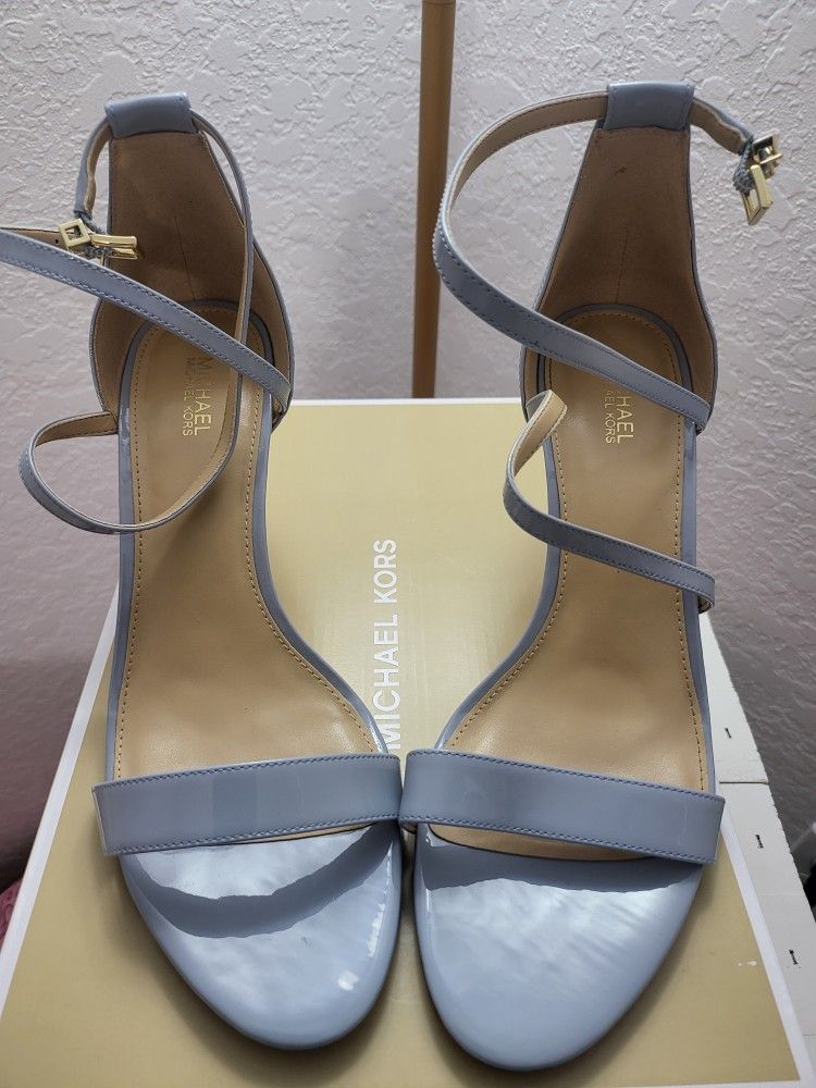 Michael Kors Heel Pale Blue Size 9