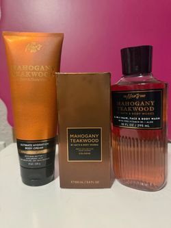 Mahogany Teakwood 3-Piece Gift Set