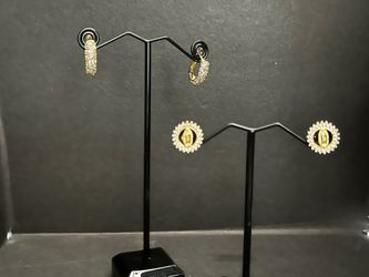 Gold plated earrings