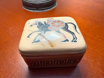 Lambrou Bros Athens Greece Warrior Candy Pot No. 551