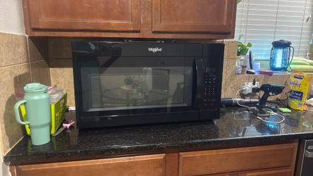 Whirlpool Black Microwave