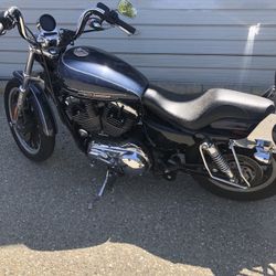 2008 Harley Davidson  Anniversary  1200  Sportster XL Low Salvaged title 13681 original miles Lots of Extras Runs great new tires5500 