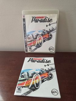 Burnout Paradise PlayStation 3 PS3 Case & Manual No Game