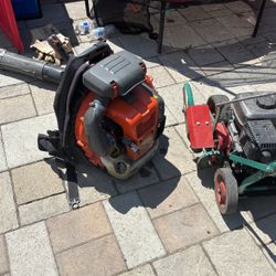 Sopladora Usada Pero Trabaja Bien Honda Mower Eyer Usarla Para Partes 450 Por Las 3