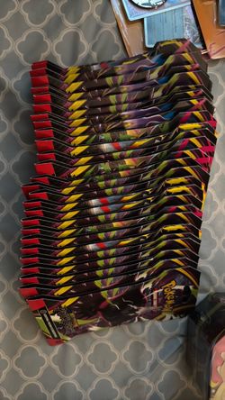 Pokemon cards pitch black sleeved booster packs
