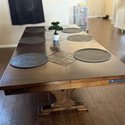 Real Wood Dinner Table 
