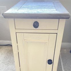 End Table With Charging Outlets