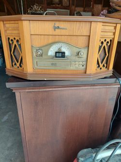 Antique Sterio Caset Tape, Record Cd , And Cd 