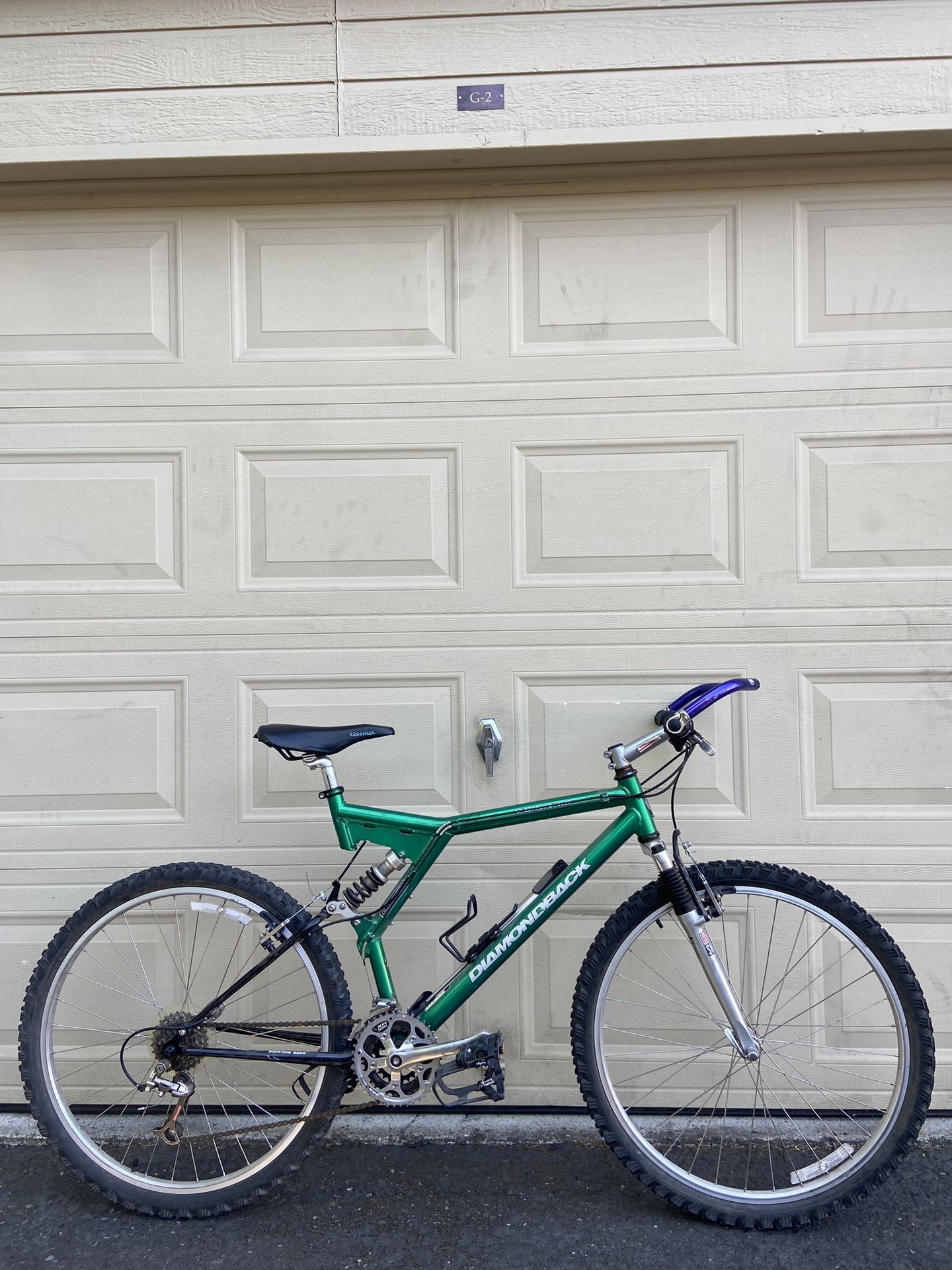Diamondback V-Link 1.0 Mountain Men’s Bike – 21 Speed – Dual Suspension – 26” Wheels Bicycle