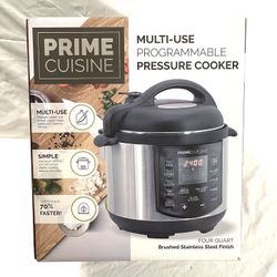 Brand new in the box multi use 4 quart programmable pressure cooker