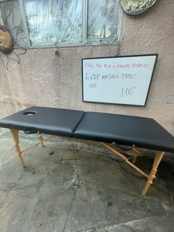 Massage table