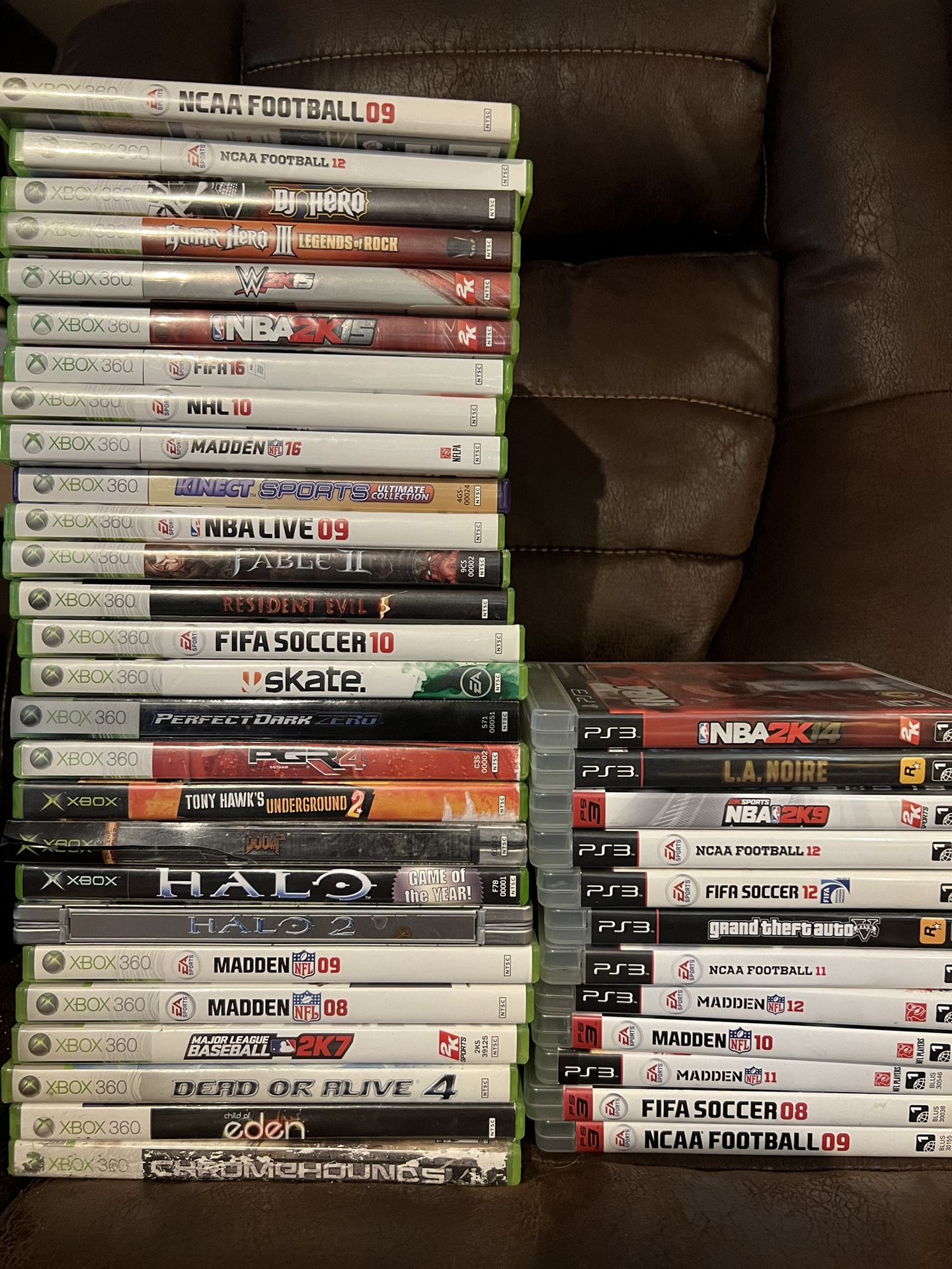 Starts At $5! Xbox & Xbox360 & PS3 Games Halo Madden Guitar Hero Tony Hawk Doom Resident Evil Fable