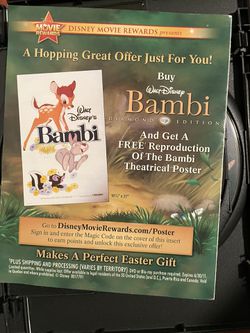 Bambi Blu-ray & DVD Diamond Edition Thumbnail