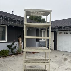 Keter Plastic 6 Shelf Storage Unit