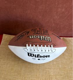 NFL Wilson football encased autographed by Paul TAGLIABUE commissioner 1989 through 2006