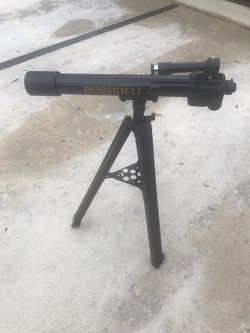 Bushnell Telescope With Wood Stand