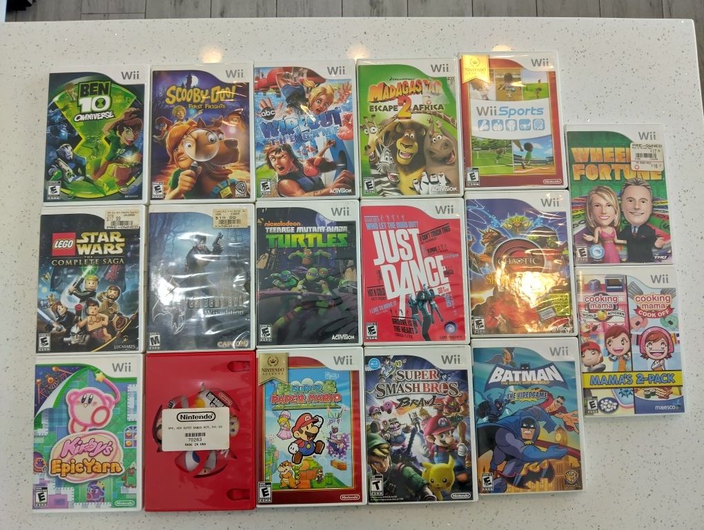 Lot Of Random Wii Games 