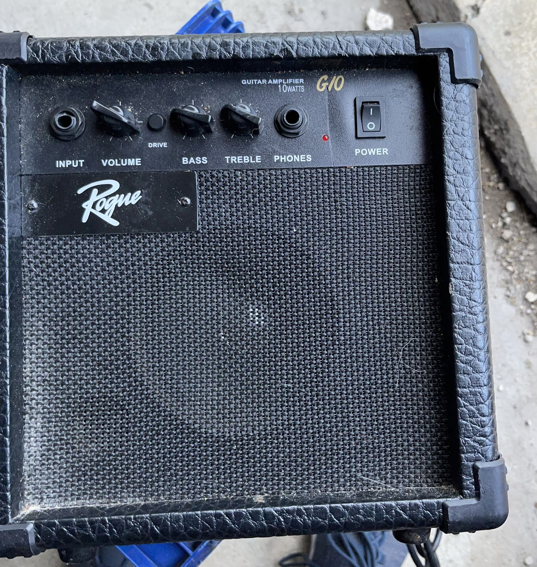 Rogue G10 10W 1x5 Guitar Combo Amp Black Tested Works