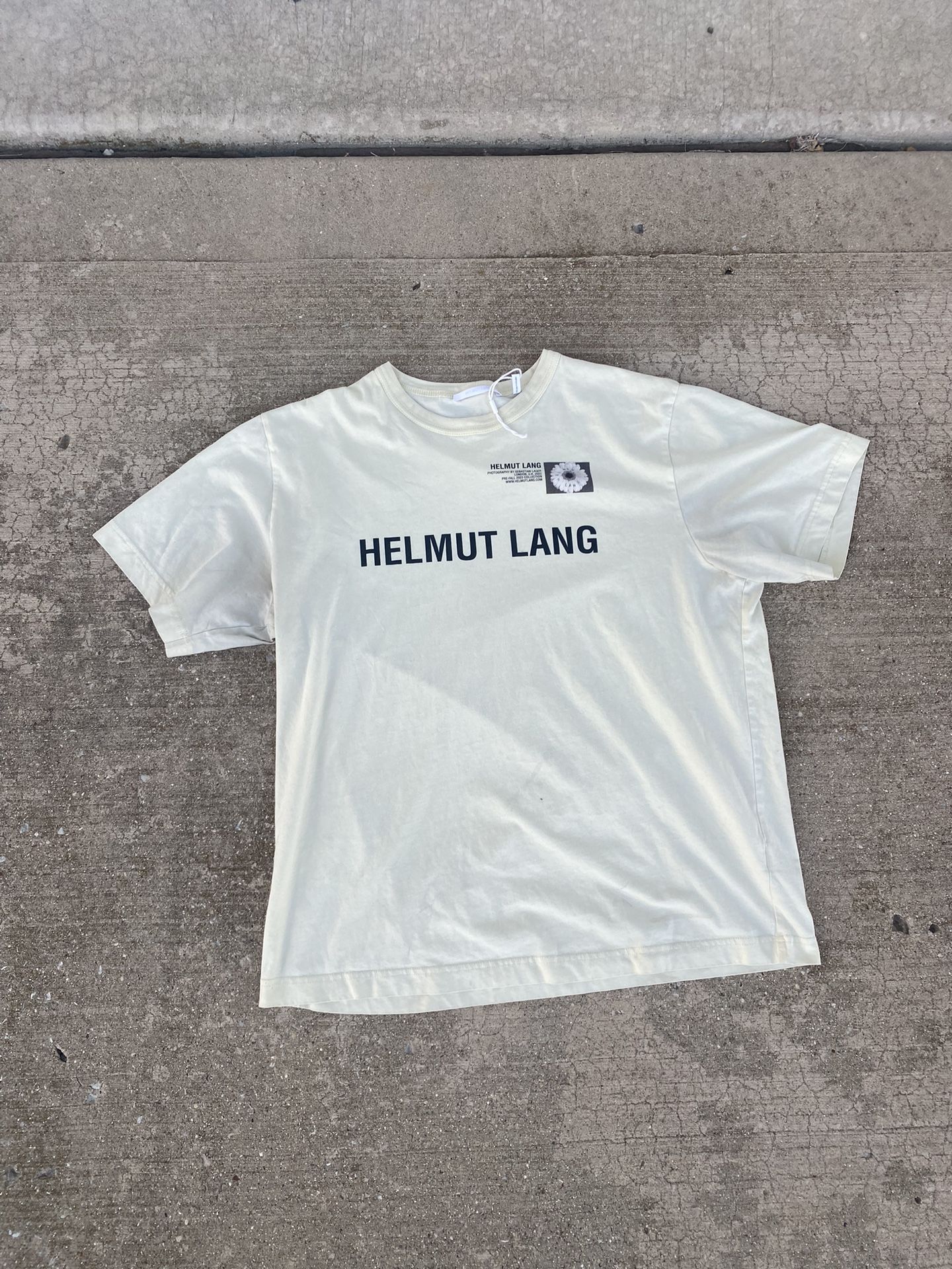 Yellow Helmut Lang Shirt