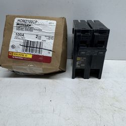 New SquareD Homeline 100A Circuit Breaker. You Must Pick Up